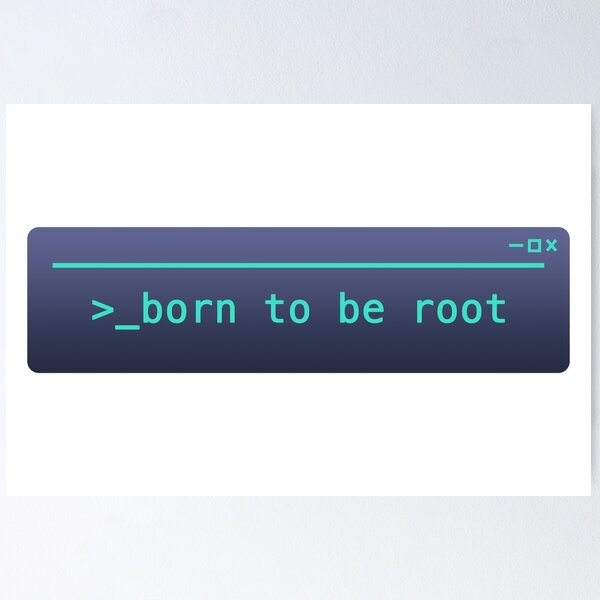 Item preview, born to be root designed and sold by FunnyGrief.