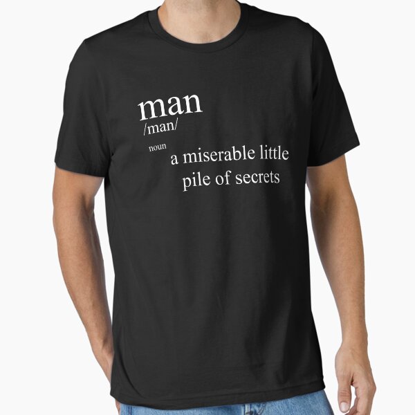 Item preview, What is a man but a miserable little pile of secrets designed and sold by Louise Nilsson.