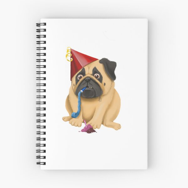 Item preview, Party pug designed and sold by SiMonsterousArt.