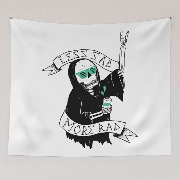 Item preview, Less sad more rad designed and sold by micksteeze.