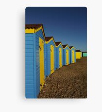 Beach Huts at Littlehampton Canvas Print