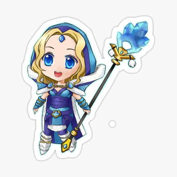 Dota 2 Crystal Maiden Pegatina