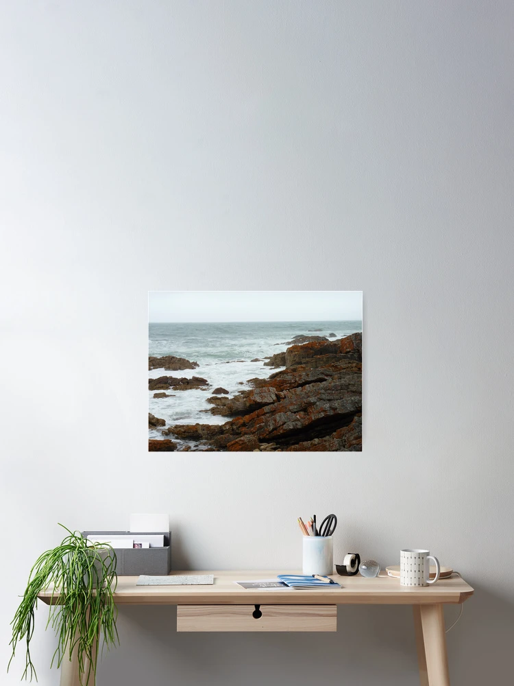 Thumbnail 2 of 3, Poster, Orange Rocks designed and sold by Elli Wilson.