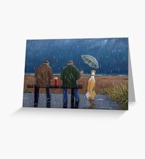Beach is quiet for June Bob... Greeting Card