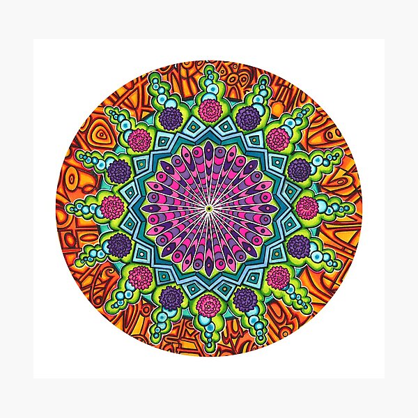 Mandala Fotodruck