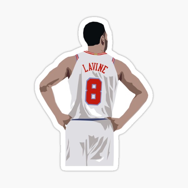 Zach LaVine - Chicago Bulls Jersey Basketball Sticker for Sale by