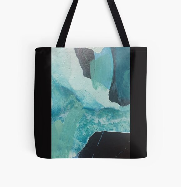 Turquoise Balance Allover-Print Tote Bag
