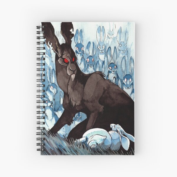 The Black Rabbit Spiral Notebook
