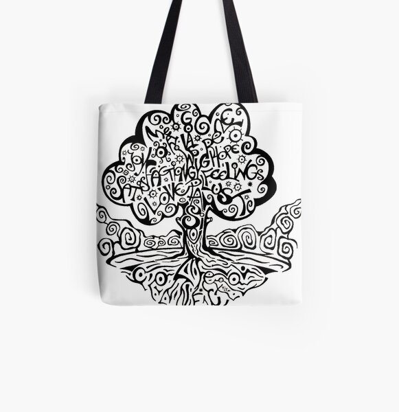 My Tree of Life Allover-Print Tote Bag