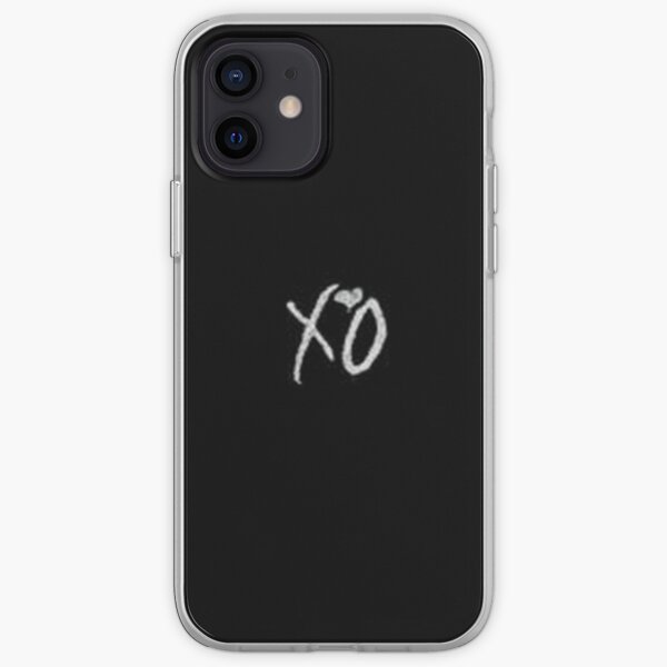 XO and Love Black iPhone Soft Case