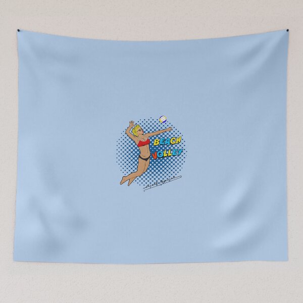Item preview, Beach volley popart designed and sold by midoclique.