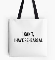 Bolsa de tela No puedo, tengo ensayo