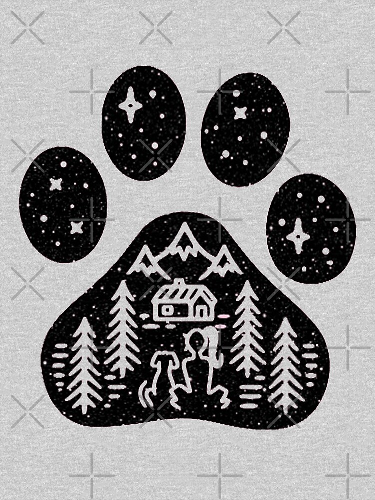 Camping hiking climbing outdoors dog paw by kimoufaster