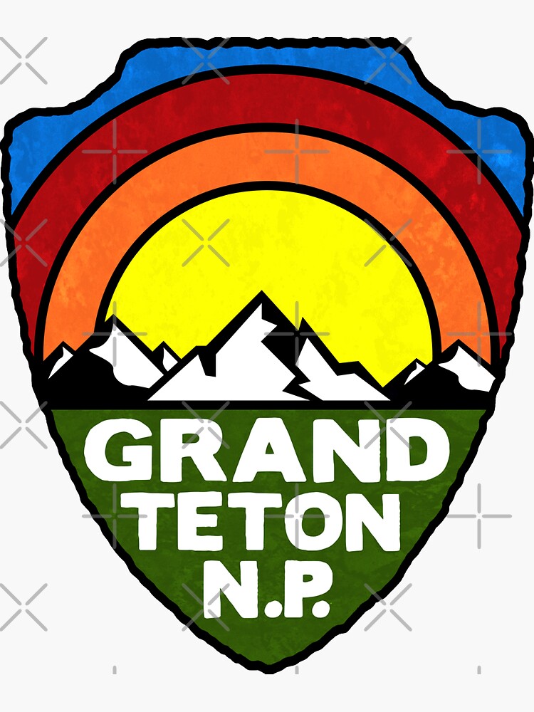 Grand Teton National Park Wyoming Sticker