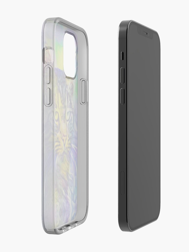 Alternate view of Artificial neural style iris flower cat iPhone Case & Cover
