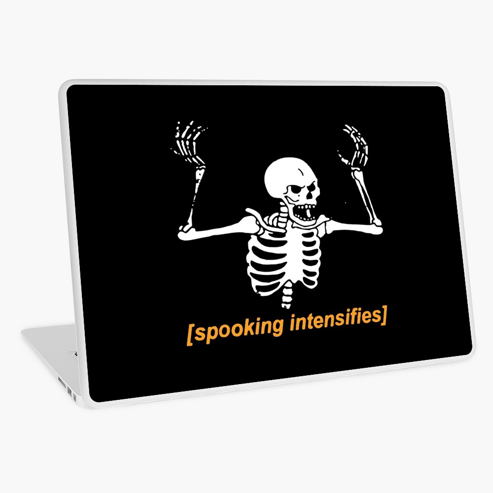Spooky Skeleton Laptop Skin