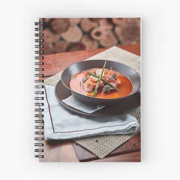 Item preview, Thai Sea Food Soup Art Canvas Print designed and sold by webeller.