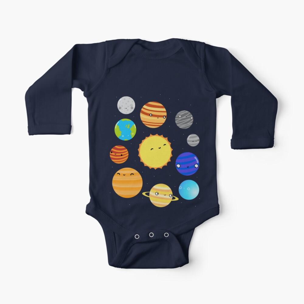 The Solar System Baby One-Piece