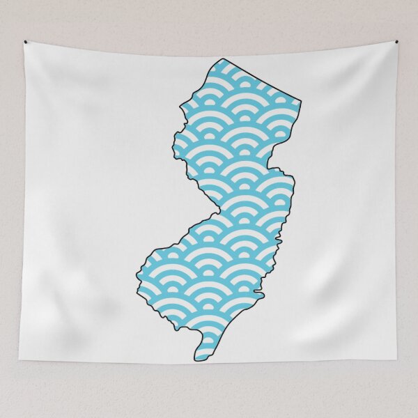 Item preview, Blue Pattern New Jersey designed and sold by Skylyr VanDerveer.