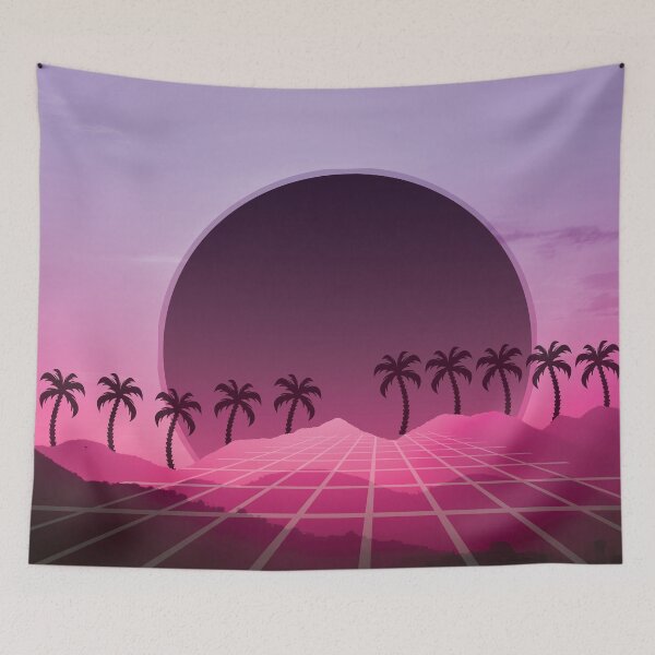 Item preview, Vaporwave Sunset designed and sold by bohoDecor.