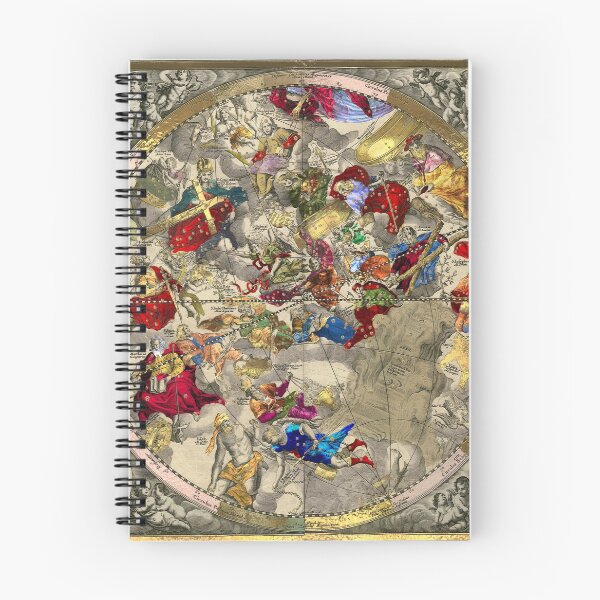 Item preview, Celestial Luxury Gold Edition - Andreas Cellarius Chart Haemisphaerium Posterius designed and sold by Serge Averbukh Art Studio.