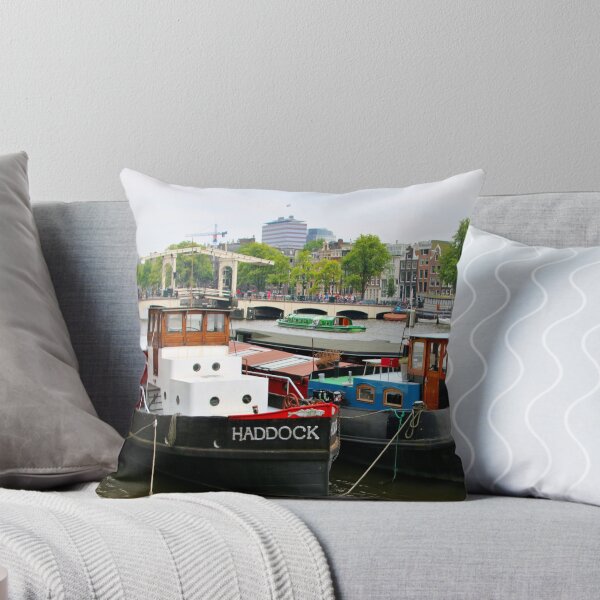 Item preview, Boats, bridge and canal, Amsterdam designed and sold by FranWest.