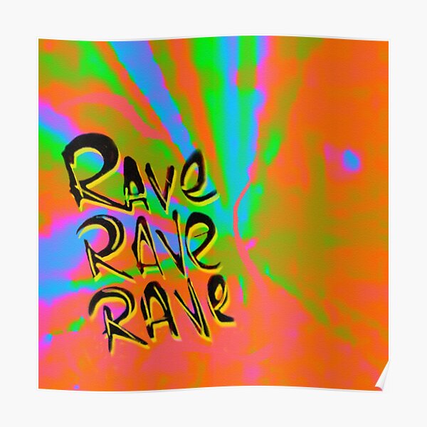 90s Rave Posters | Redbubble