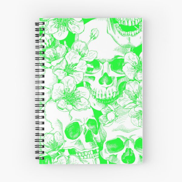 Artikelvorschau, Schädel und Blumen entworfen und verkauft von PaperDecorator.