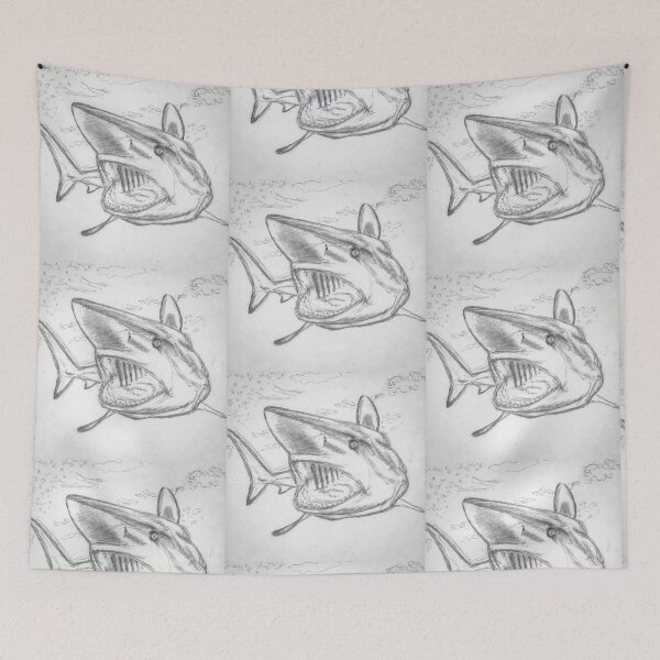 Item preview, Shark Sketch designed and sold by Kyra C. Kalageorgi.