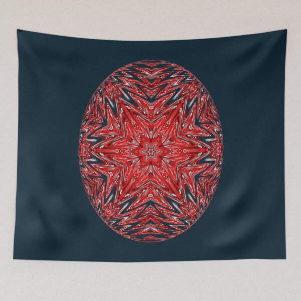 Item preview, Red Star In Ellipse Symbol designed and sold by SpieklyArt.