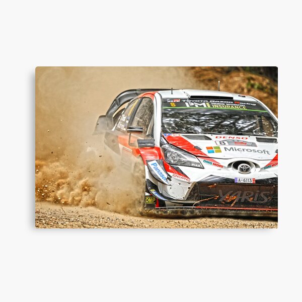 Toyota dust cloud Canvas Print