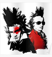 Póster Beethoven Mozart Punk