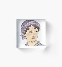 Jane Austen— Lit Lady Acrylic Block