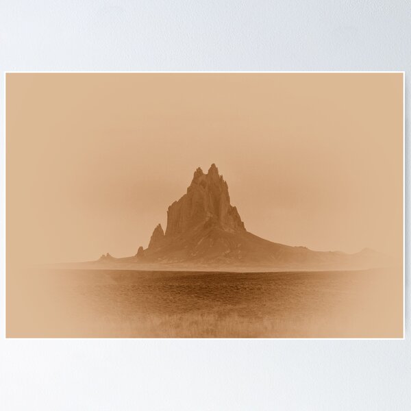 Item preview, Shiprock, New Mexico (sepia) designed and sold by FranWest.
