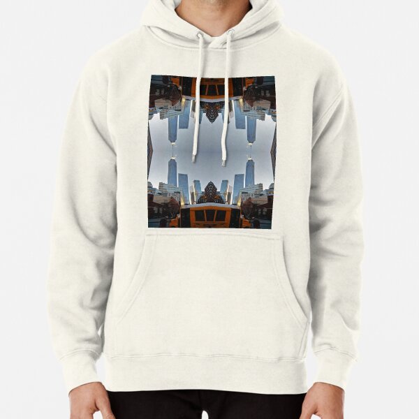 #reflection, #travel, #city, #architecture, #street, #hotel, #outdoors, #tower Pullover Hoodie