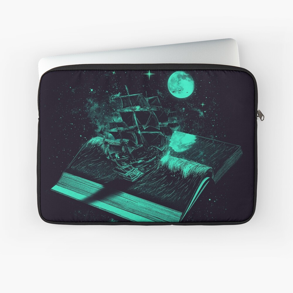 Crossing the Rough Sea of Knowledge Laptop Sleeve