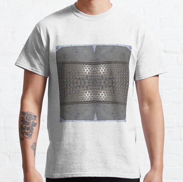 #modern, #ceiling, #pattern, #design, #architecture, #steel, #indoors, #reflection Classic T-Shirt