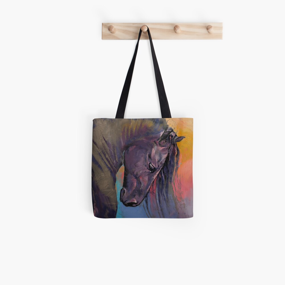 Friesian Horse Tote Bag