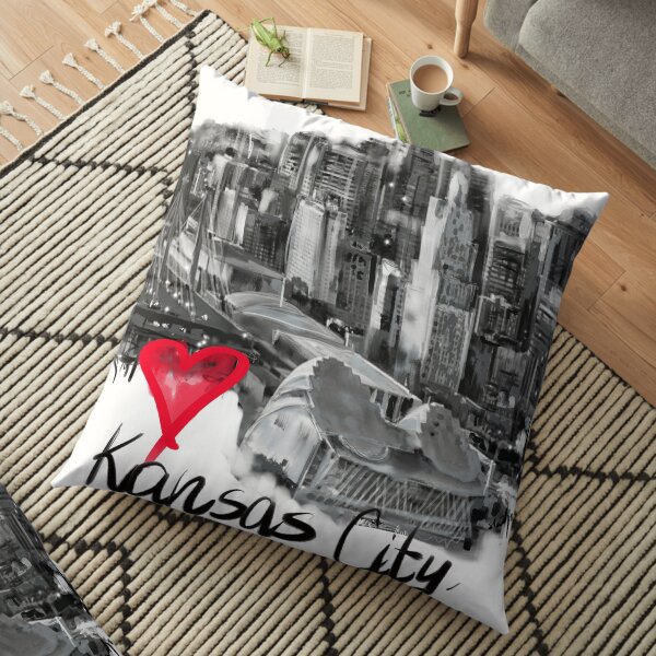I love Kansas City Floor Pillow