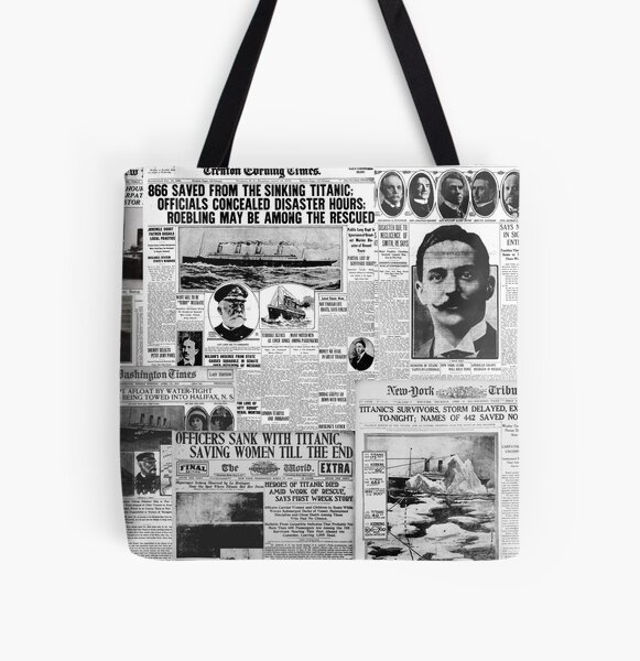 Newsprint Tote Bag for Sale by AndersonRT