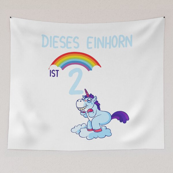 Item preview, 2nd birthday unicorn designed and sold by Eduard Beck.