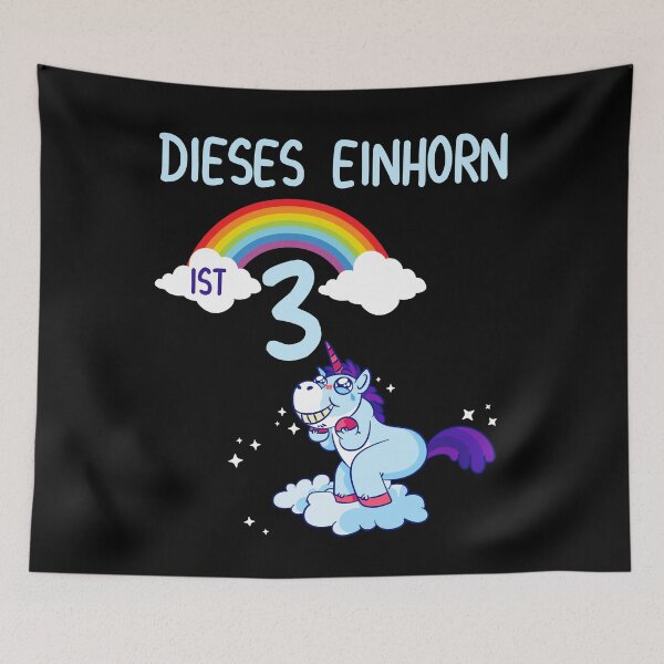 Item preview, 3rd birthday unicorn designed and sold by Eduard Beck.