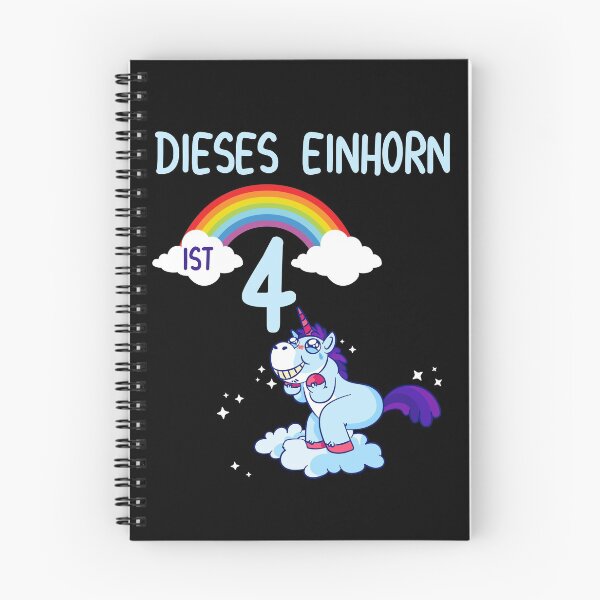 Item preview, 4th birthday unicorn designed and sold by Eduard Beck.