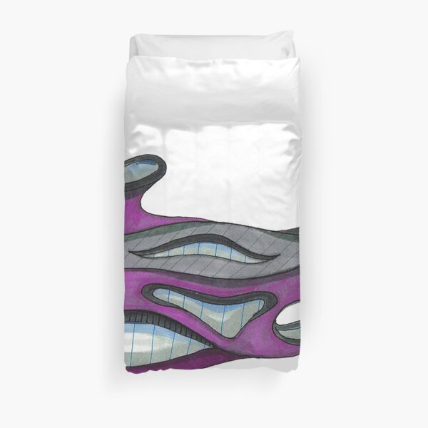 Wave Castles Duvet Cover