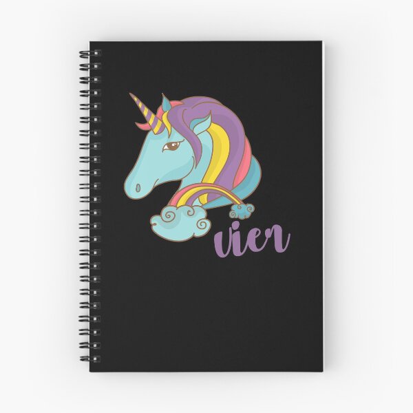 Item preview, 4th birthday unicorn designed and sold by Eduard Beck.