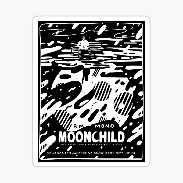 Artikel-Vorschau von ☾ RM – MONO – „Moonchild“ ☽, designt und verkauft von assetragon.