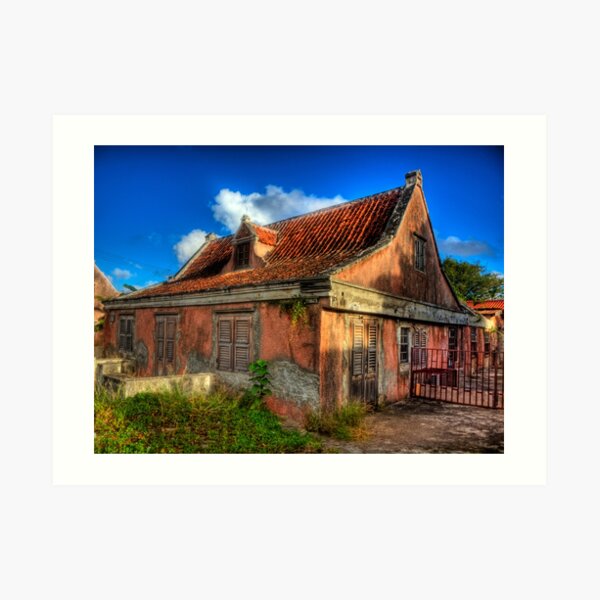Another Derelict House on Curacao Art Print