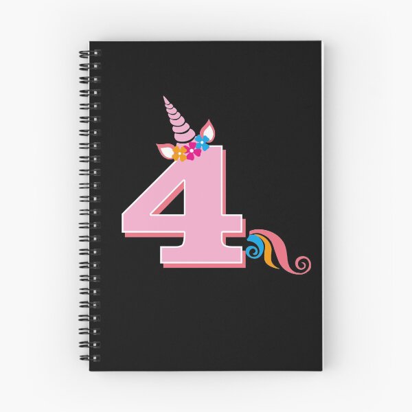 Item preview, 4th birthday unicorn designed and sold by Eduard Beck.