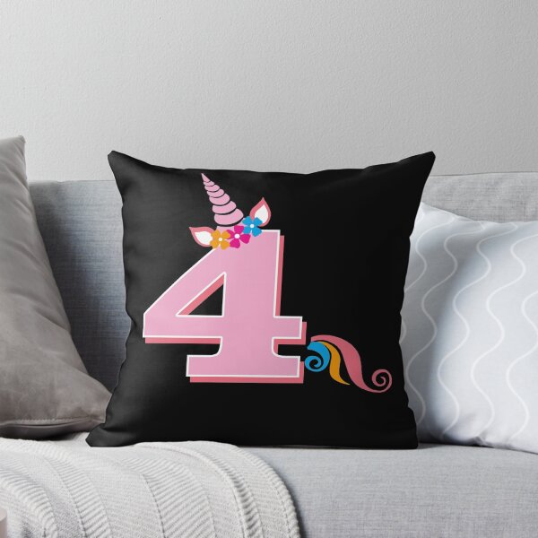 Item preview, 4th birthday unicorn designed and sold by Eduard Beck.