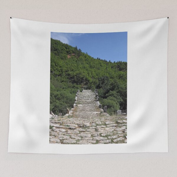 Item preview, stone path Kalogeriko bridge on Vikos gorge Zagoria  designed and sold by goceris.